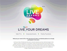 Tablet Screenshot of livedreams.in
